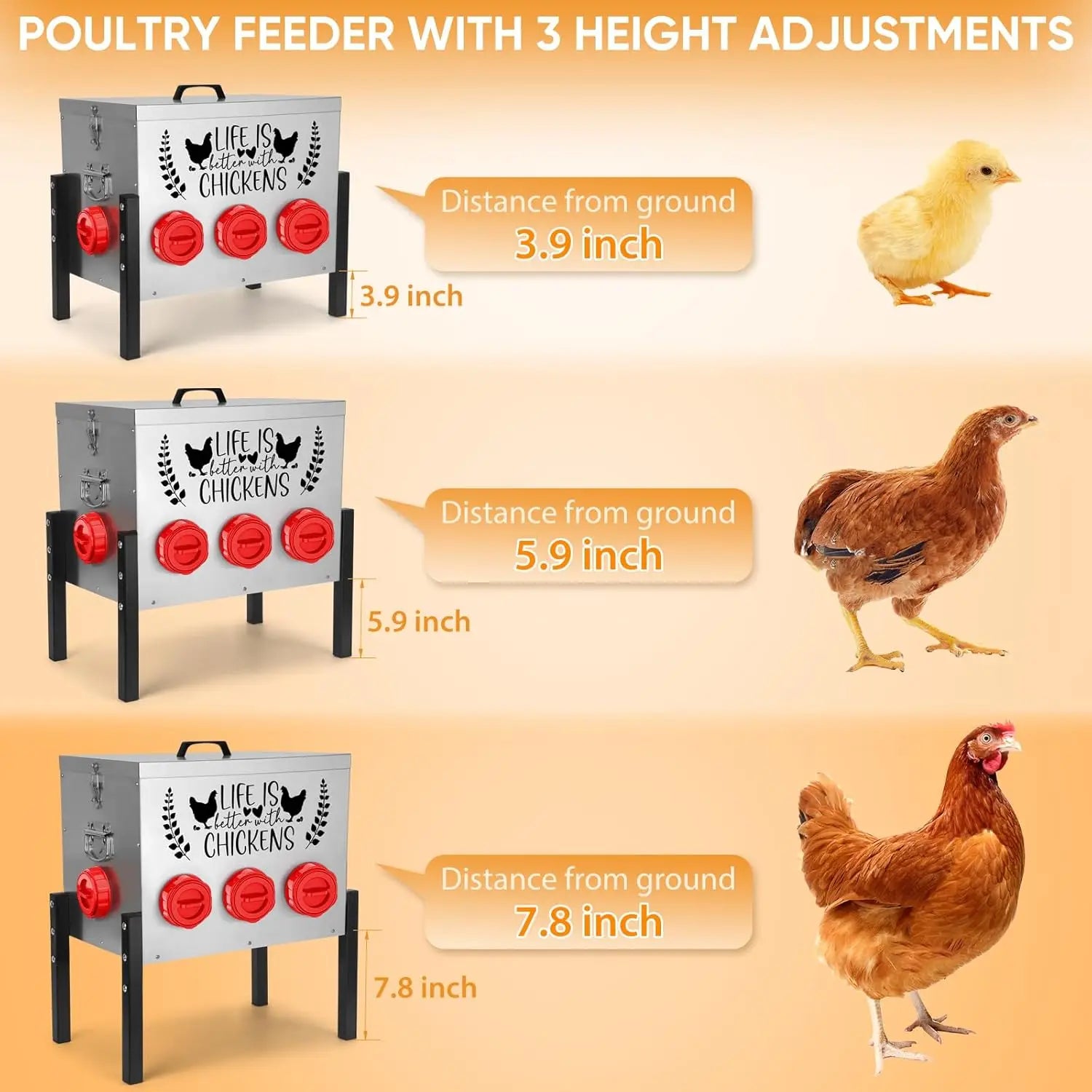 Large Automatic Chicken Feeder