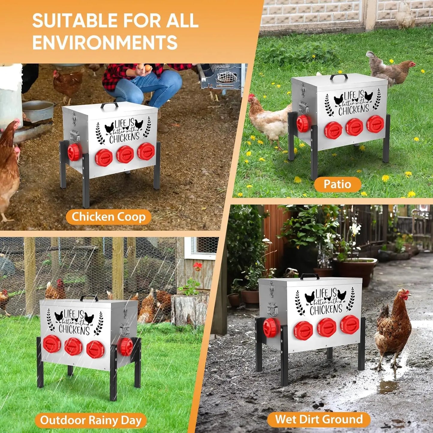 Large Automatic Chicken Feeder