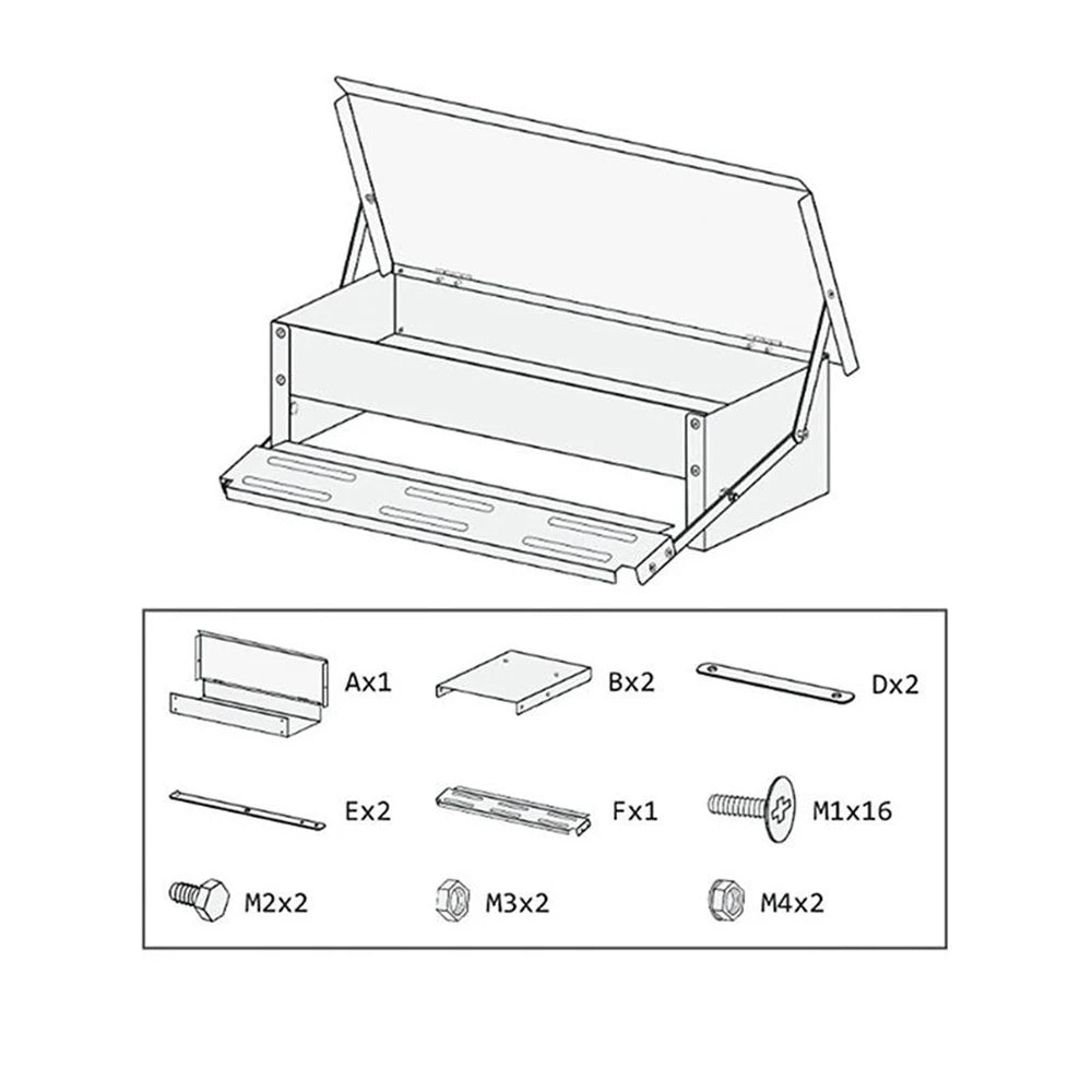 Rat-Proof Treadle Chicken Feeder