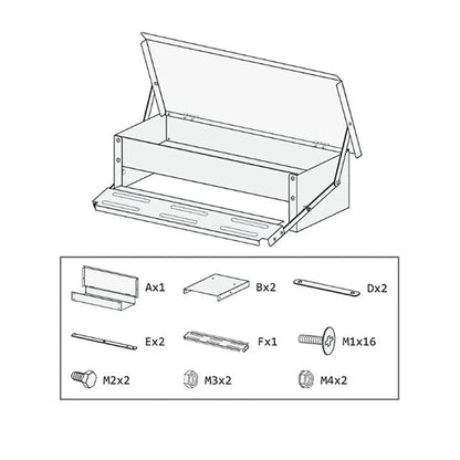 Rat-Proof Treadle Chicken Feeder