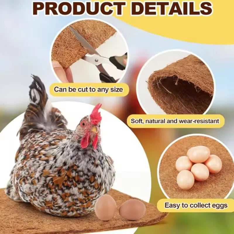Natural Chicken Nesting Pads